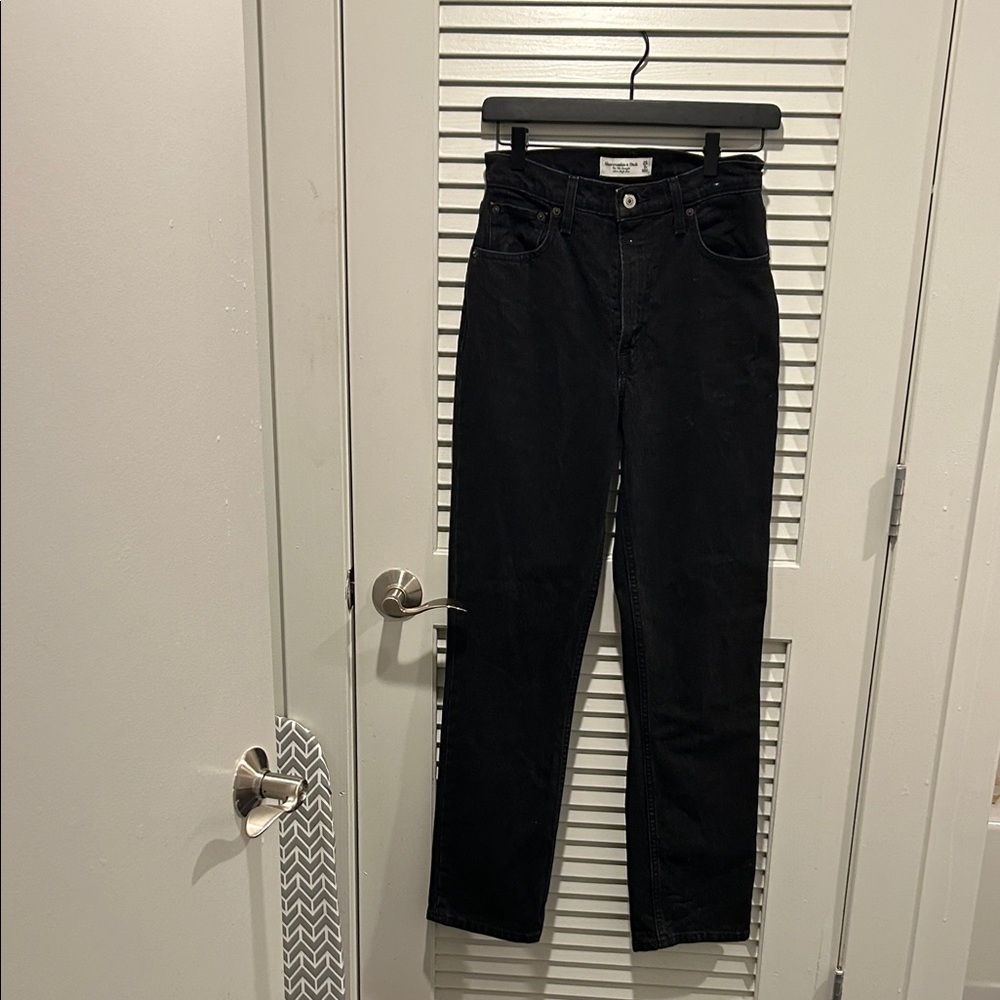 Abercrombie & Fitch Black High Rise Jeans